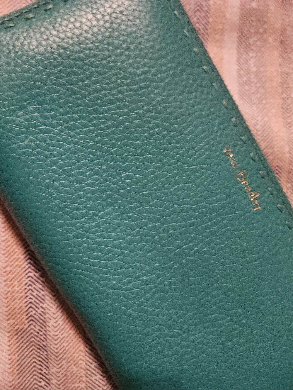 Like New Teal Vera Bradley Wristlet / Wallet